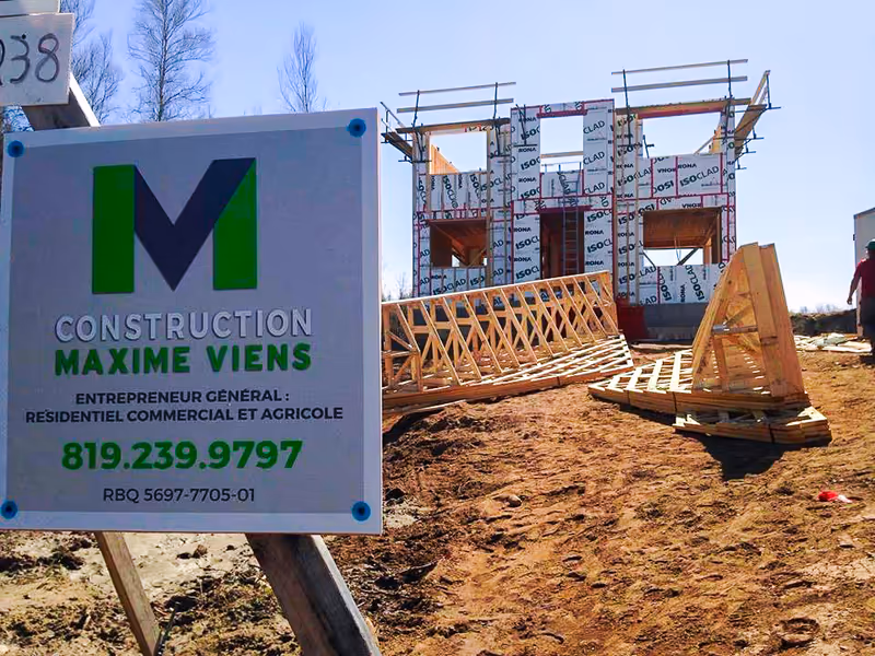 Maison neuve en Estrie